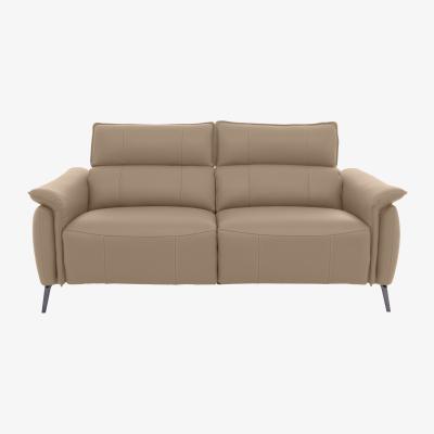 Furniture Village Jude 3 Seater Leather Sofa - Montana Barley