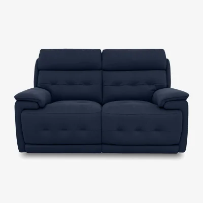 Furniture Village Brescia Fabric 2 Seater Sofa - R330 Steel Blue