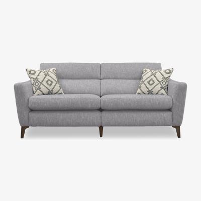 Furniture Village Moderna 3 Seater Power Recliner Sofa with Power Telescopic Headrests