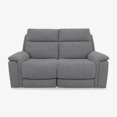 Furniture Village Comfort Story - Chill Fabric 2 Seater Power Recliner Sofa - R451 Pewter