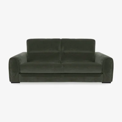 Furniture Village Flex Fabric 3 Seater Sofa - R352 Forest Green
