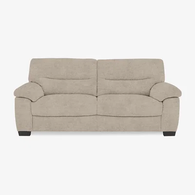 Furniture Village Hetty 3 Seater Fabric Sofa - R120 Light Khaki