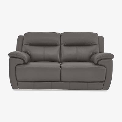 Furniture Village Touch 2 Seater BV Leather Sofa - BV Elephant