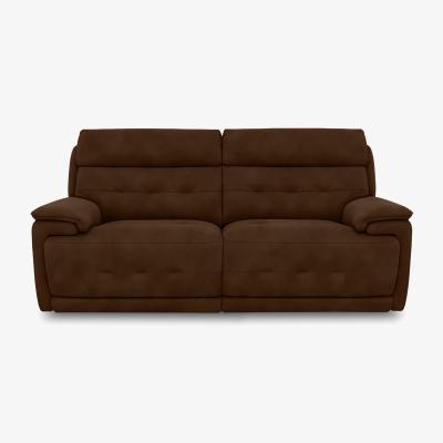 Furniture Village Brescia Fabric 3 Seater Sofa - R06 Caramel