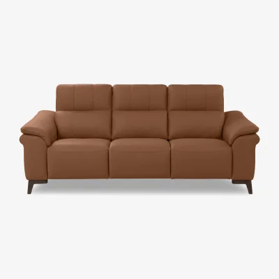 Furniture Village Nicoletti - Marconi 3 Seater 3 Cushion Leather Sofa