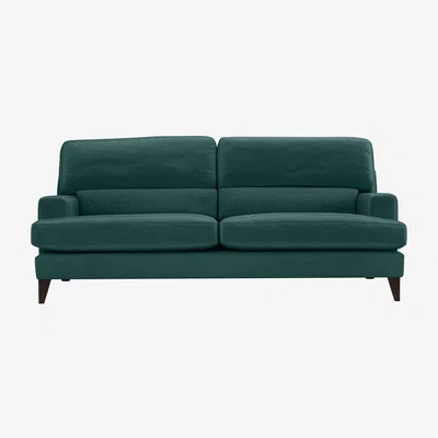 Furniture Village The Lounge Co. - Romilly 4 Seater Fabric Foam Fill Sofa - Evening Teal