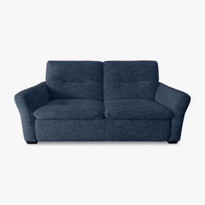 Furniture Village Restore 3 Seater Fabric Sofa - Dark Denim