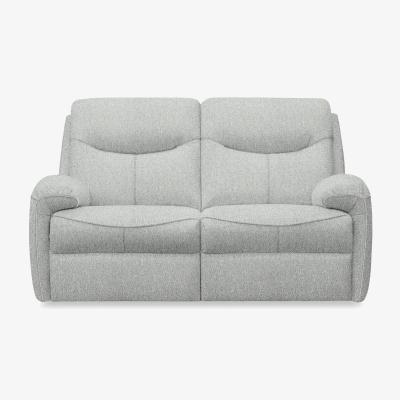 Furniture Village G Plan - Amesbury Fabric 2 Seater Sofa with Power Recliner - Swift Cygnet