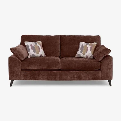 Furniture Village Malibu 3 Seater Sofa - Brandy
