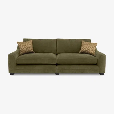 Furniture Village Regency 4 Seater Split Frame Sofa - Sage