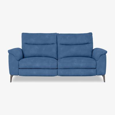 Furniture Village Morgan Fabric 3 Seater Sofa with Power Recliner - Dexter Wave