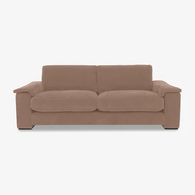 Furniture Village Designed by You 250cm 4 Seater Boxy Maxi Arm Sofa - Rose