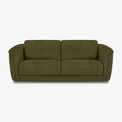 Furniture Village Monarch 3 Seater Fabric Sofa - Olive Green