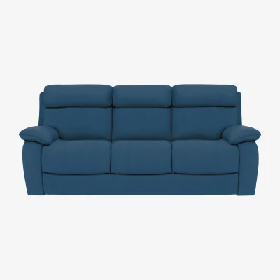 Furniture Village Moreno 3 Seater NC Leather Sofa - Carribean Sea