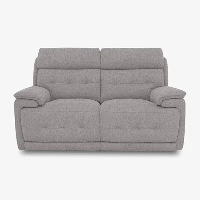 Furniture Village Brescia Fabric 2 Seater Sofa - R27 Pewter