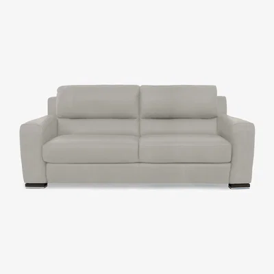Furniture Village Viali Leather 3 Seater Sofa