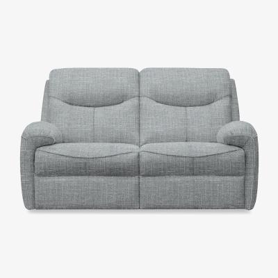 Furniture Village G Plan - Amesbury Fabric 2 Seater Sofa with Power Recliner - Beach Duck Egg