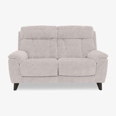 Furniture Village Dreamer Fabric 2 Seater Power Recliner Sofa with Power Headrests - Mink