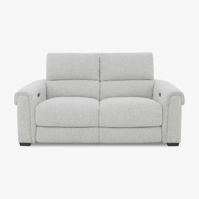 Furniture Village Nixon Fabric 2 Seater Power Recliner Sofa - Oyster - Sofas and Armchairs - In Time for Christmas