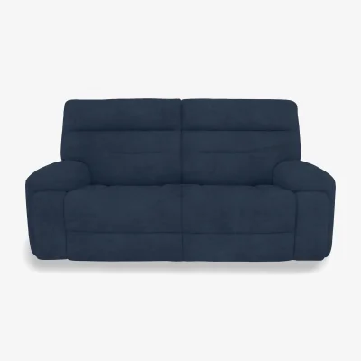 Furniture Village Cinemax Fabric 3 Seater Sofa - Dark Blue