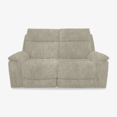 Furniture Village Comfort Story - Chill Fabric 2 Seater Power Recliner Sofa with Bluetooth - Cream