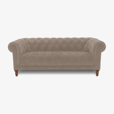 Furniture Village Columbus Fabric 3 Seater Sofa with Wooden Feet