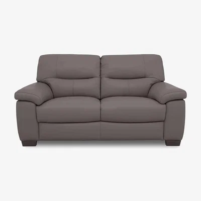 Furniture Village Hetty 2 Seater NC Leather Sofa - NC Elephant