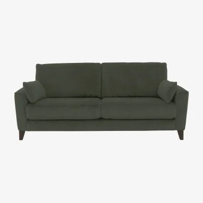 Furniture Village Brondby 3 Seater Fabric Sofa - R352 Forest Green