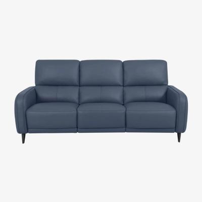 Furniture Village Logan 3 Seater Leather Power Recliner Sofa