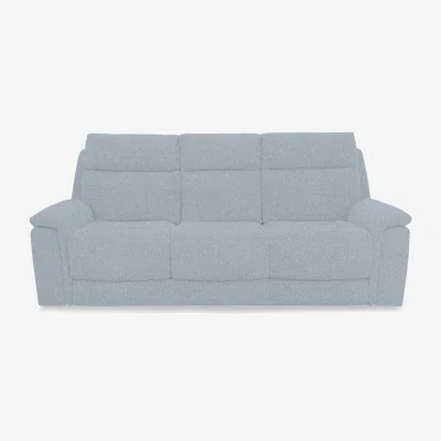Furniture Village Comfort Story - Chill Fabric 3 Seater Sofa - Baby Blue