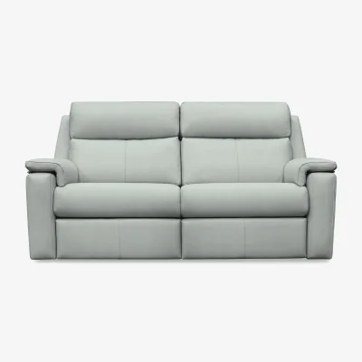 Furniture Village G Plan - Thornbury 3 Seater Leather Sofa - No Recliner - Cambridge Cloud
