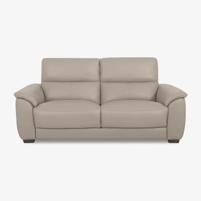 Furniture Village World of Leather - Saffron Large BV Leather 3 Seater Sofa - Feather