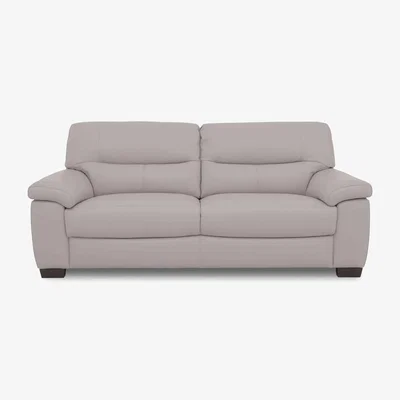 Furniture Village Hetty 3 Seater NC Leather Sofa - Feather