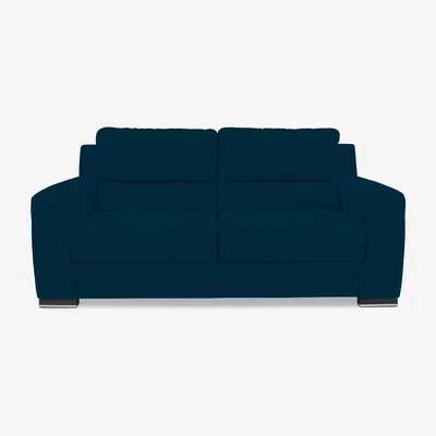 Furniture Village Viali Fabric 2 Seater Sofa - Velvet Sky