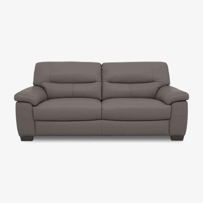 Furniture Village Hetty 3 Seater NC Leather Sofa - NC Elephant