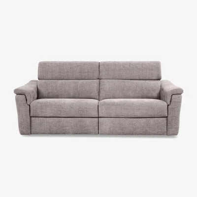 Furniture Village Nicoletti - Bella 3 Seater Fabric Power Recliner Sofa with Power Headrests