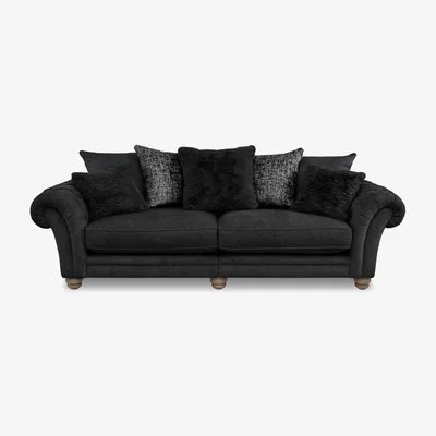 Furniture Village Cotswold 4 Seater Split Frame Scatter Back Sofa