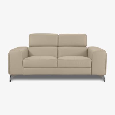 Furniture Village Action Leather 2 Seater Sofa - Dacota Pebble