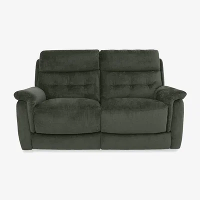 Furniture Village Springer Fabric 2 Seater Sofa - R352 Forest Green