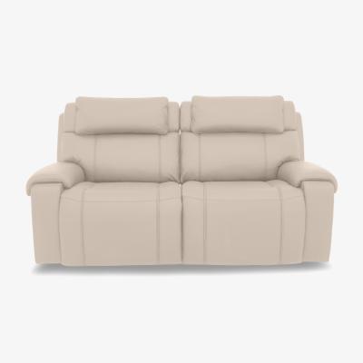 Furniture Village World of Leather - Hollywood BV Leather 3 Seater Sofa - Dapple Grey