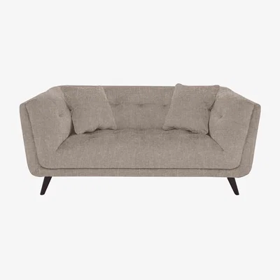 Furniture Village Rene 2 Seater Fabric Sofa - Khaki