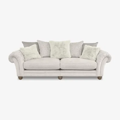 Furniture Village Cotswold 4 Seater Split Frame Scatter Back Sofa