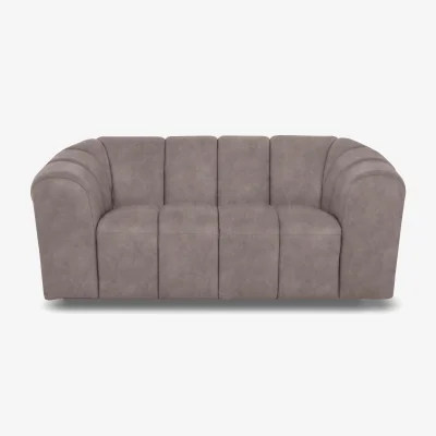 Furniture Village Rhianna 2 Seater Fabric Sofa - Marble Charcoal Grey