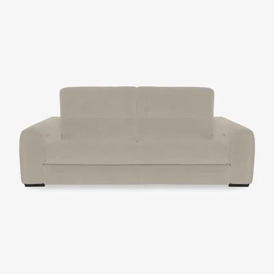 Furniture Village Flex Fabric 3 Seater Sofa Bed - R32 Light Khaki