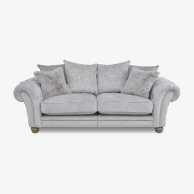 Furniture Village Cotswold 3 Seater Split Frame Scatter Back Sofa