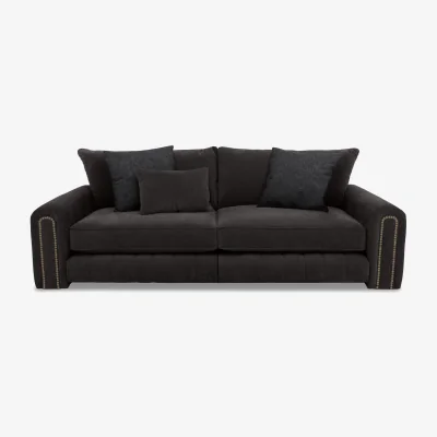 Furniture Village Retreat 4 Seater Fabric Sofa with Split Frame - Anthracite - Sofas and Armchairs - In Time for Christmas