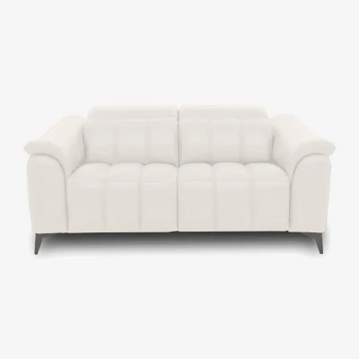 Furniture Village Angelo Leather 2 Seater Sofa - White