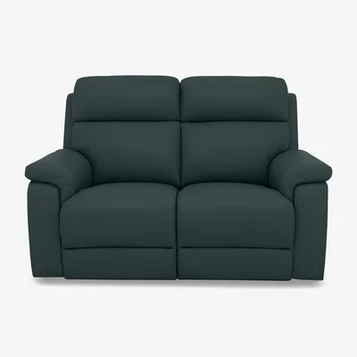 Furniture Village Raven Leather 2 Seater Sofa