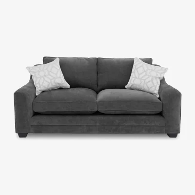 Furniture Village Regency 2 Seater Sofa - Aston Steel