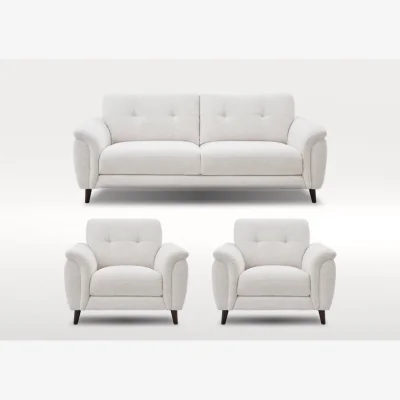 Furniture Village Chantilly 3 Seater Fabric Sofa and 2 Armchairs Set